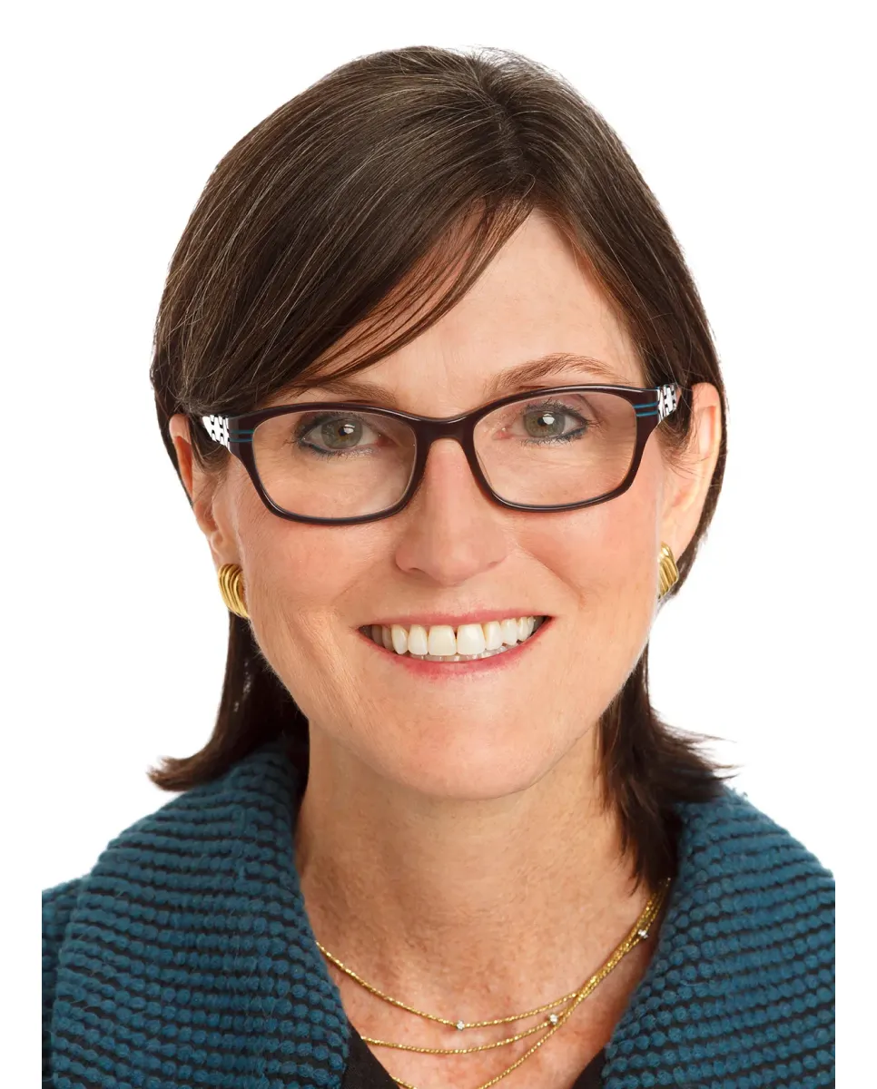 Headshot image of Cathie Wood